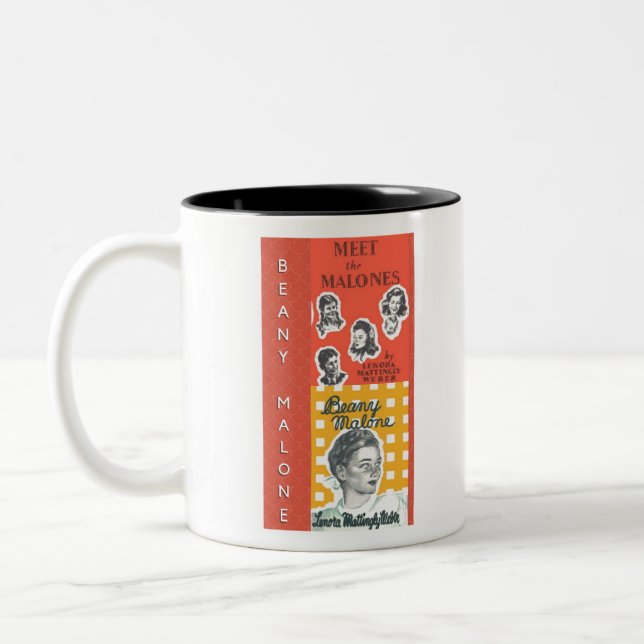 Caneca De Café Em Dois Tons Conheça os Malones:  Uma família clássica dos anos (Esquerda)