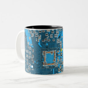 Caneca De Café Em Dois Tons Conjunto de circuito impresso Conselho de circuito