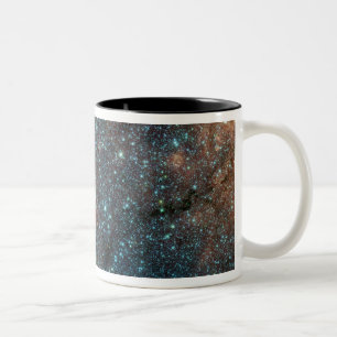 Caneca De Café Em Dois Tons Conjunto de estrela maciço