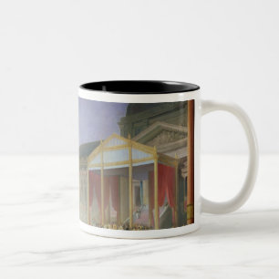 Caneca De Café Em Dois Tons Conjunto do campeão de MAI, o 1º de junho de 181