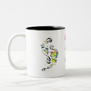 Caneca De Café Em Dois Tons Consciência do autismo