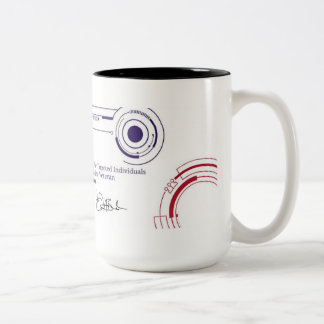 Caneca De Café Em Dois Tons Conscientização