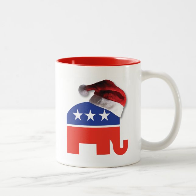 Caneca De Café Em Dois Tons Conservador de Natal (Direita)