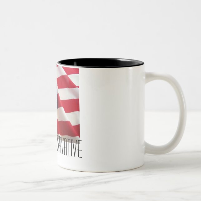 CANECA DE CAFÉ EM DOIS TONS CONSERVADOR ORGULHOSO (Direita)