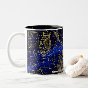 Caneca De Café Em Dois Tons Constelação do Lagarto