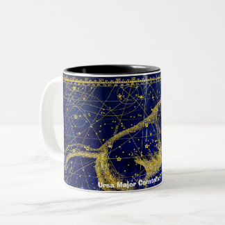 Caneca De Café Em Dois Tons Constelação Ursa Maior