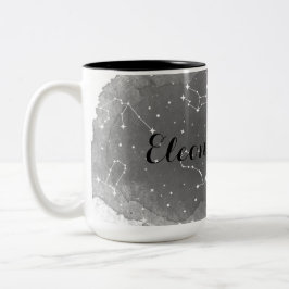 Caneca De Café Em Dois Tons Constelações mágicas