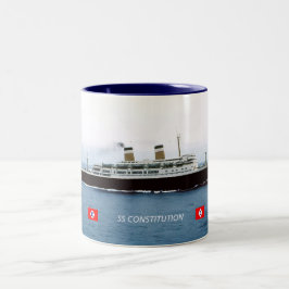 Caneca De Café Em Dois Tons Constituição dos SS