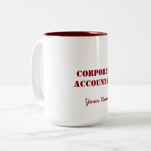 CANECA DE CAFÉ EM DOIS TONS "CONTABILISTA CORPORATIVA"