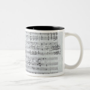 Caneca De Café Em Dois Tons Contagem autógrafo para 'o DES encontrado Sangers