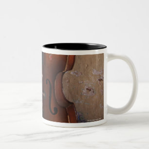 Caneca De Café Em Dois Tons Contrabaixo
