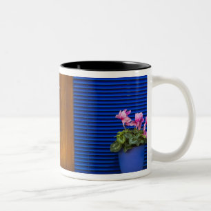 Caneca De Café Em Dois Tons Contraste de design colorido na residência