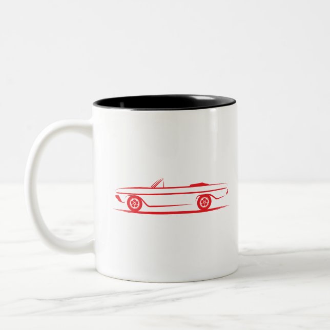 Caneca De Café Em Dois Tons Conversível Buick Skylark 1964 (Esquerda)