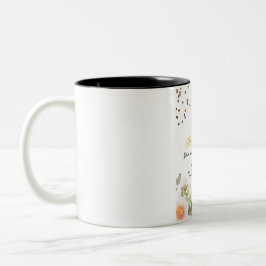 Caneca De Café Em Dois Tons Convite para chás de fraldas