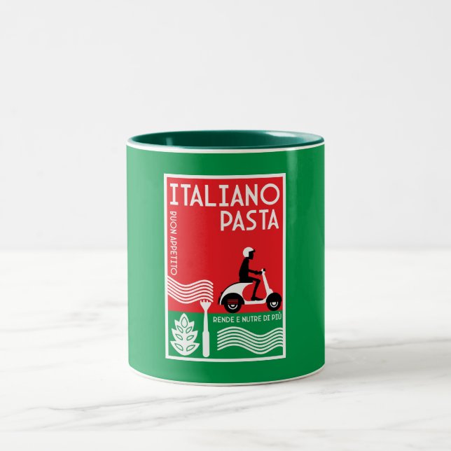 Caneca De Café Em Dois Tons Cook italiano (Centro)