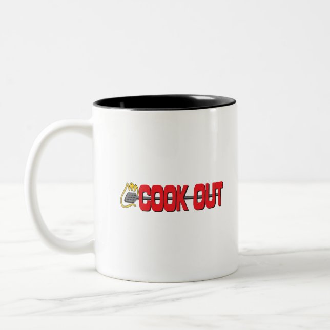 Caneca De Café Em Dois Tons Cook Out (restaurante) (Esquerda)