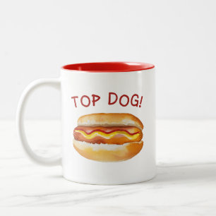Caneca De Café Em Dois Tons Cookout Cachorro Cachorro Cachorro - Cachorro Quen