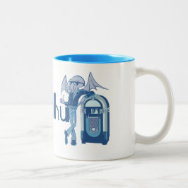 Caneca De Café Em Dois Tons Coolthulhu (Cthulhu legal)