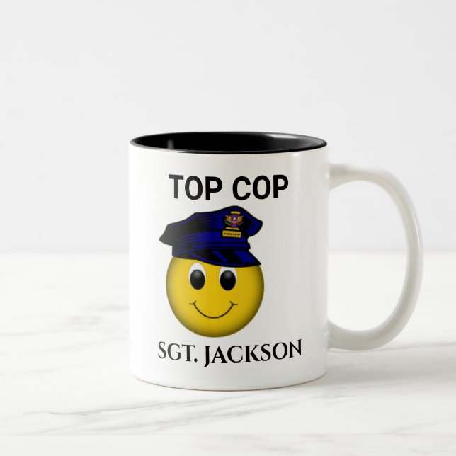 Caneca De Café Em Dois Tons Cop Mover Superior (Direita)