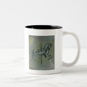 Caneca De Café Em Dois Tons Copas, Mugs - Carrossel Zebra