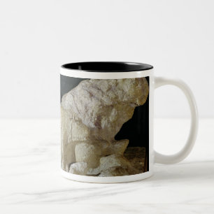 Caneca De Café Em Dois Tons Cópia da escultura dos bisontes, Le
