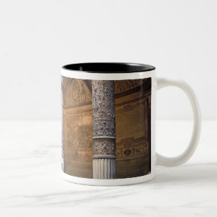 Caneca De Café Em Dois Tons Cópia de Putto com Golfinho por Andrea del