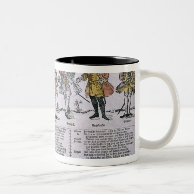 Caneca De Café Em Dois Tons Cópia e exame das nações (Direita)