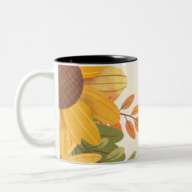 Caneca De Café Em Dois Tons copo (Esquerda)