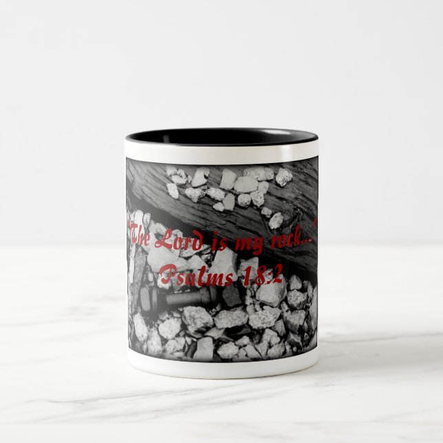 Caneca De Café Em Dois Tons Copo - 18:2 dos salmos (Centro)