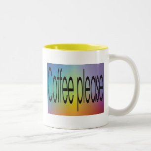 Caneca De Café Em Dois Tons Copo #2 de Graphic1coffee