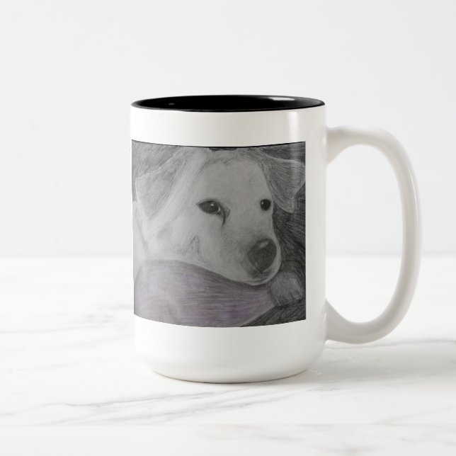 Caneca De Café Em Dois Tons Copo bonito/caneca (Direita)