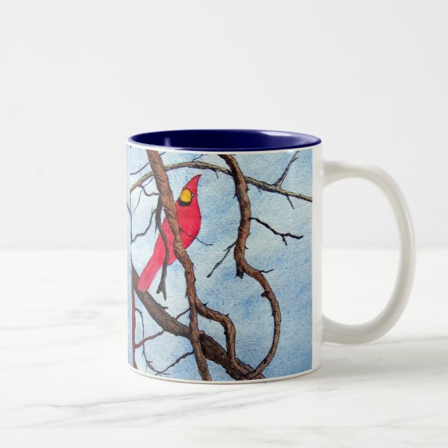 Caneca De Café Em Dois Tons Copo cardinal (Direita)