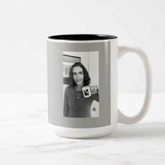 Caneca De Café Em Dois Tons Copo cinzento de Ann/Nancy/Freddy