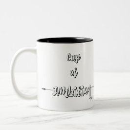 Caneca De Café Em Dois Tons Copo da ambição