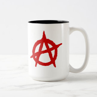 Caneca De Café Em Dois Tons Copo de café da anarquia
