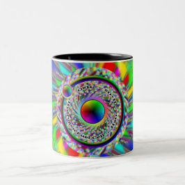 Caneca De Café Em Dois Tons Copo de café da célula combustível do hidrogênio