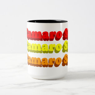 Caneca De Café Em Dois Tons Copo de café de Camaro