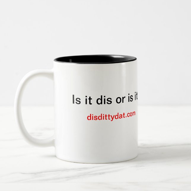 Caneca De Café Em Dois Tons Copo de café de Charlie (Esquerda)