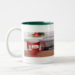 Caneca De Café Em Dois Tons Copo de café de Joe da manhã