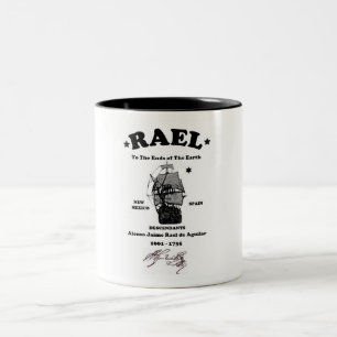 Caneca De Café Em Dois Tons Copo de café de Rael do americano