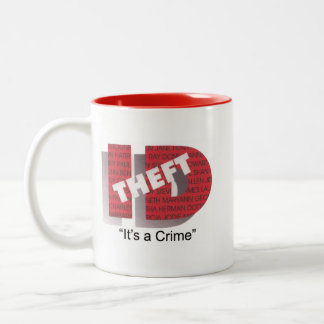 Caneca De Café Em Dois Tons copo de café do idtheft