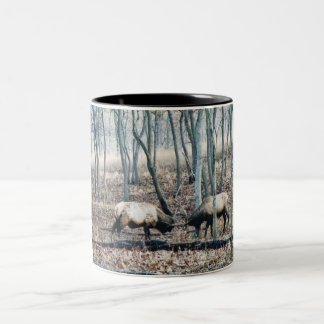 Caneca De Café Em Dois Tons Copo de café dos alces