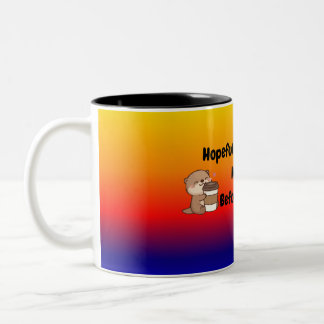 Caneca De Café Em Dois Tons Copo de café engraçado