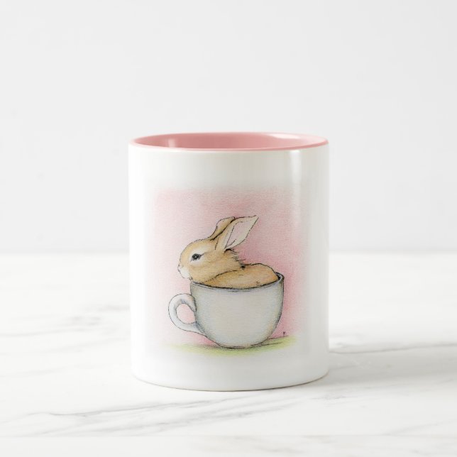 Caneca De Café Em Dois Tons Copo de chá (Centro)