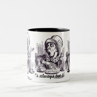 Caneca De Café Em Dois Tons Copo de chá louco do Hatter