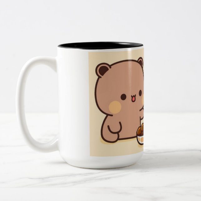 Caneca De Café Em Dois Tons Copo de Dudu Bubu (Esquerda)
