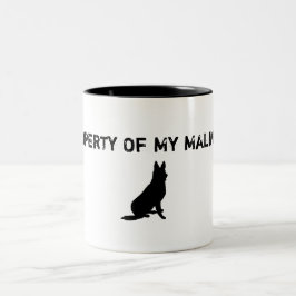 Caneca De Café Em Dois Tons Copo de Malinois
