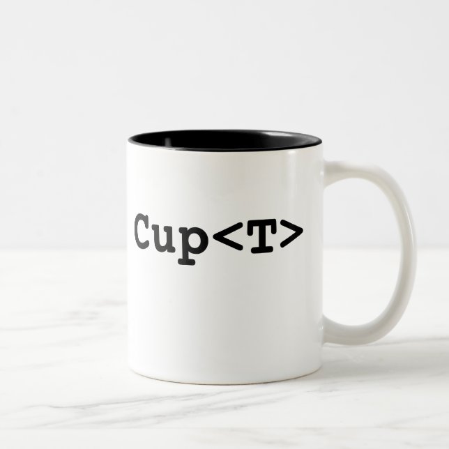 Caneca De Café Em Dois Tons Copo genérico<T> (Direita)