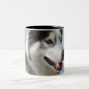 Caneca De Café Em Dois Tons Copo legal ronco do rouco Siberian de copo de caf