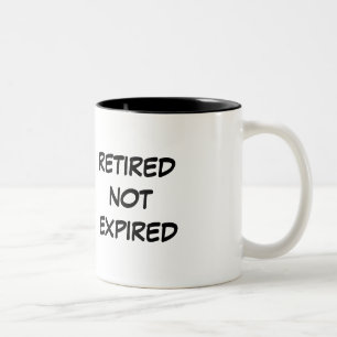CANECA DE CAFÉ EM DOIS TONS COPO NÃO EXPIRADO APOSENTADO